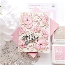 PinkFresh Studios DIE & Stencil Bundle - Gentle Bloomscape